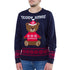 Maglione natalizio blu da uomo con ricamo orsetto Teddy, Abbigliamento Uomo, SKU o936000147, Immagine 0